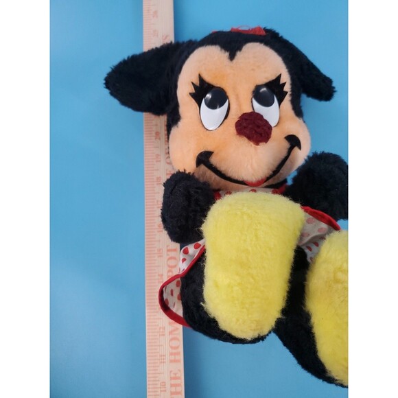 Vintage 1960's Plush Walt Disney's Minnie Mouse Character California Stuffed USA - Picture 10 of 16